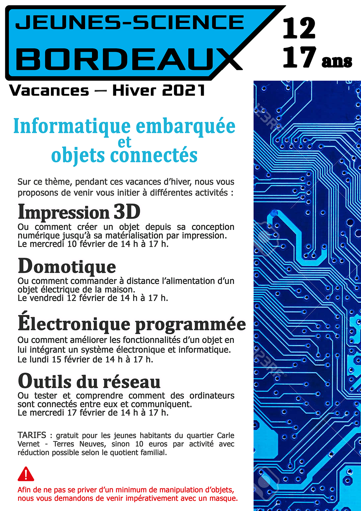Jeunes-Science Bordeaux  Club de loisirs scientifiques  Page 2
